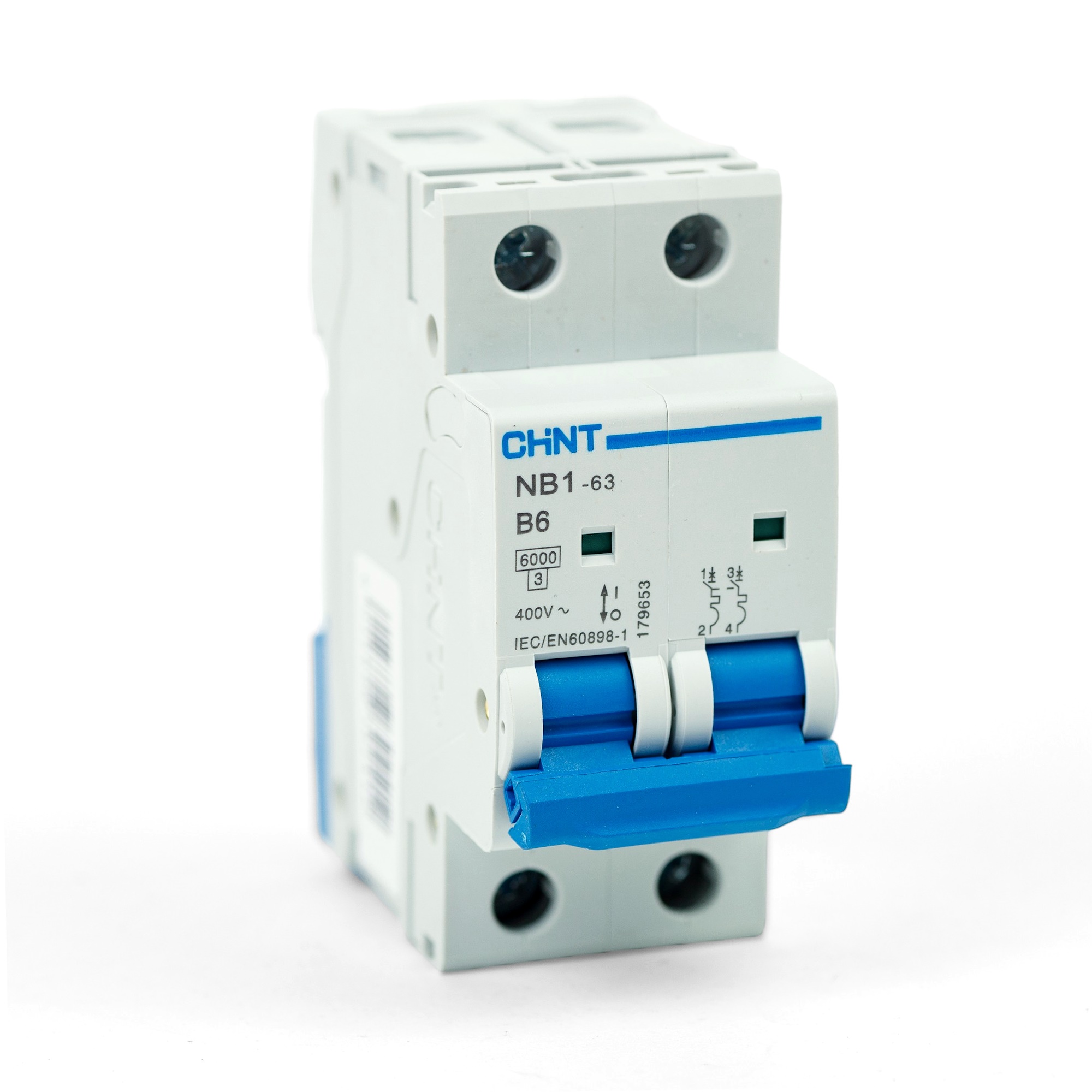 Автоматический выключатель CHINT NB1-63 2P 6А 6кА х-ка B купить по